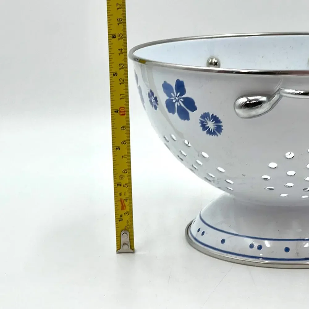 Villeroy & Boch Farmhouse Touch Blue White Colander